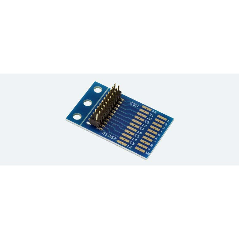 ESU 51954 Adapter Board 9 pin 21MTC for Athearn Locomotives