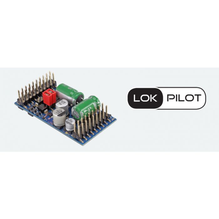 ESU LokPilot 5 L DCC, pin header with adapter, Retail, Gauge 0, G, I