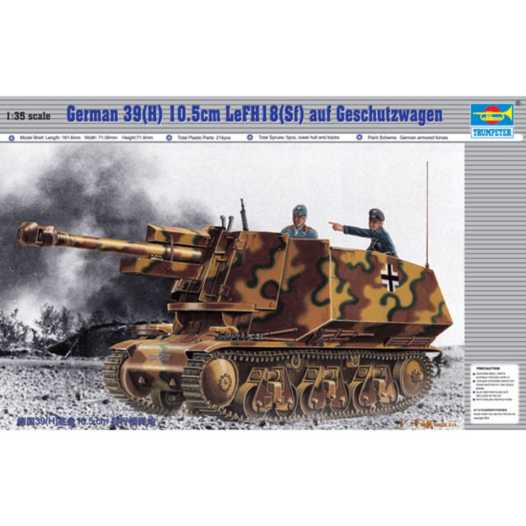 Trumpeter Scale Models 1/35 German 39h 10.5cm