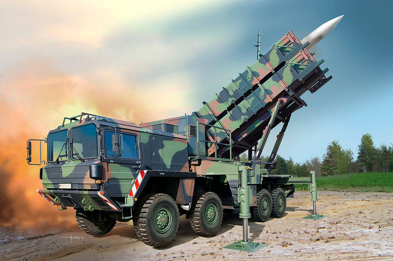Trumpeter 1/35 Trumpeter Patriot SAM Launching System on 15-Ton mil gl ...