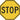 O Scale - Yellow Stop Sign - 2 Pack