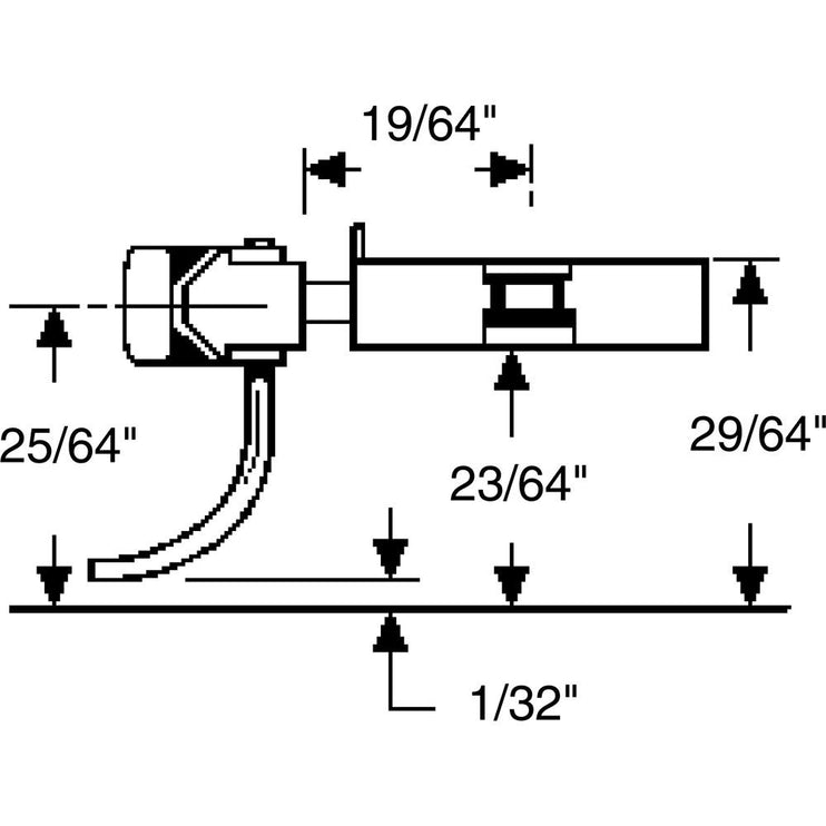 Kadee #5 HO Scale (No.5®) Universal Metal Couplers with Gearboxes - Medium (9/32") Centerset Shank