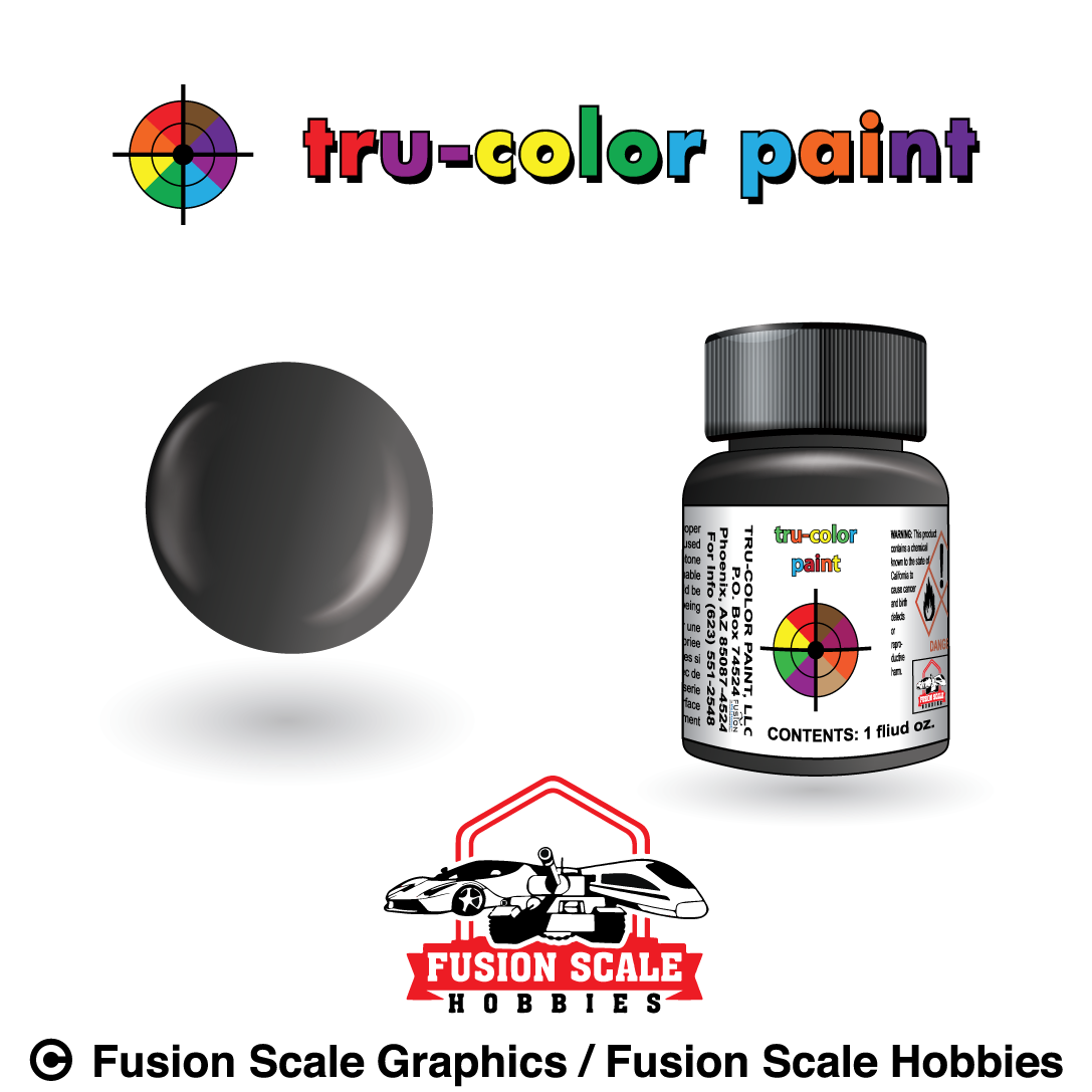Tru Color Paint Gloss Engine Black Spray 4.5oz