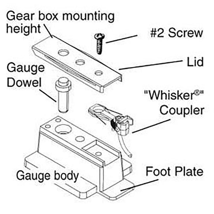 Kadee #206 HO Insulated Multi-Purpose Coupler Height Gauge