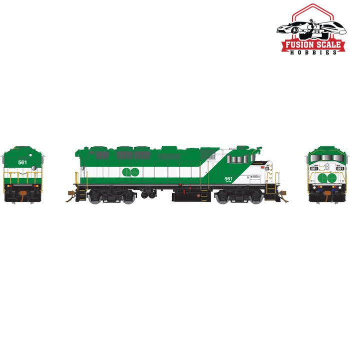 Rapido Trains HO Scale GO Transt EMD F59PH #557 With ESU LokSound