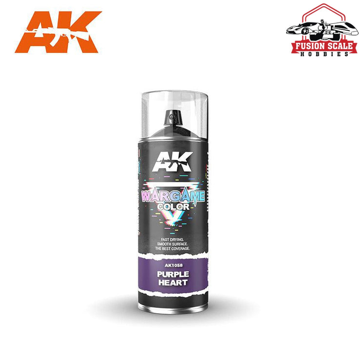 AK Interactive Wargame Purple Heart Spray 400ml - Fusion Scale Hobbies