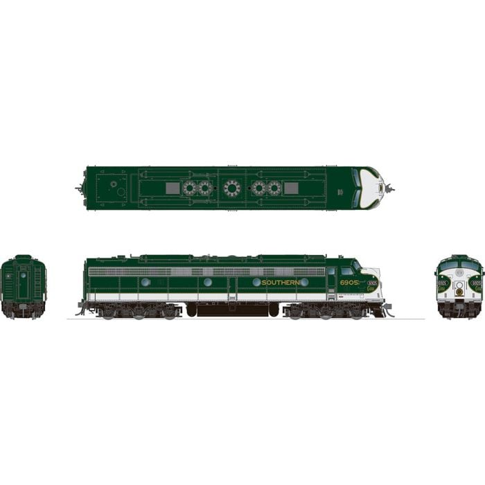 Rapido HO Scale Southern EMD E8a#2925r