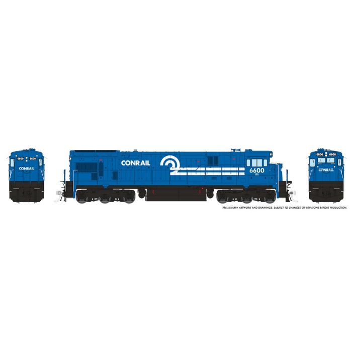 Rapido HO Scale C30-7 DCC Sound Conrail #6605