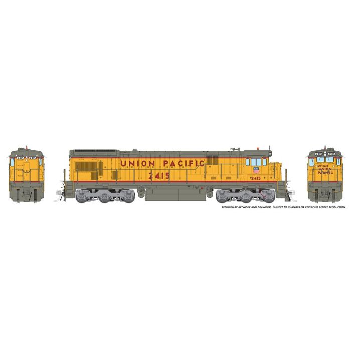 Rapido HO Scale C30-7 DCC Sound Union Pacific Early Scheme #2415