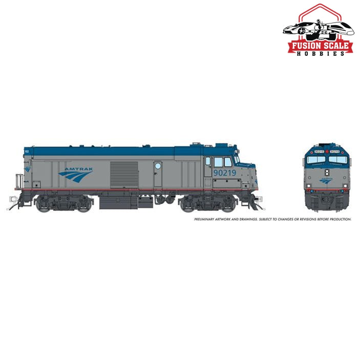 Rapido HO Scale Amtrak NPCU Phase V 90225 With Esu LokSound and DCC