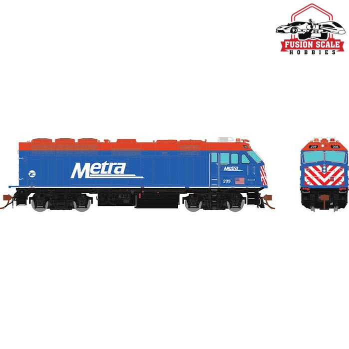 Rapido HO Scale Metra F40PHM-2 192 DC