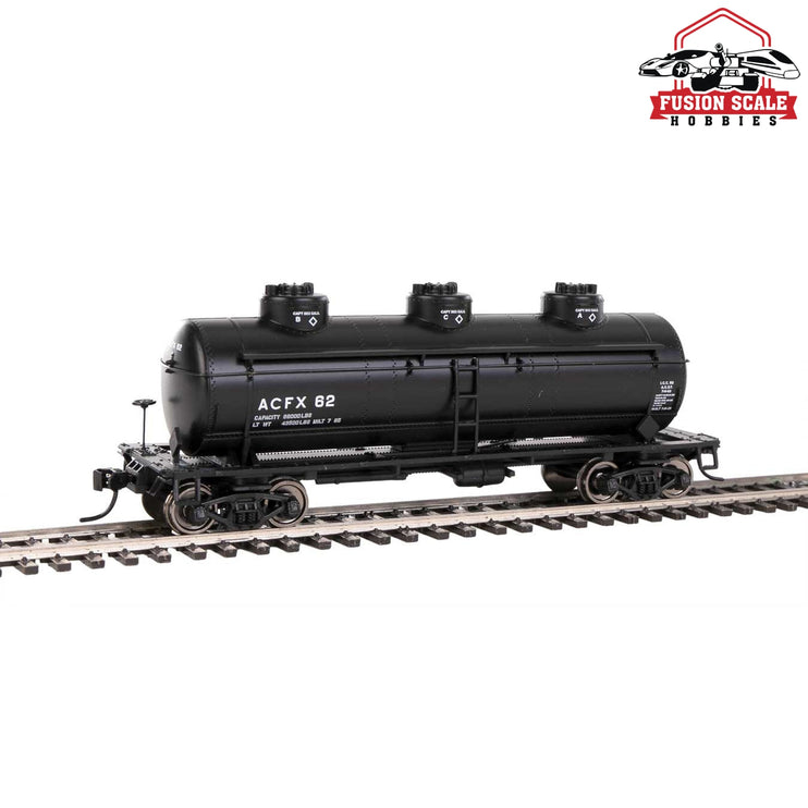 Walthers Mainline HO Scale 36' 3-Dome Tank Car Ready to Run ACFX #62