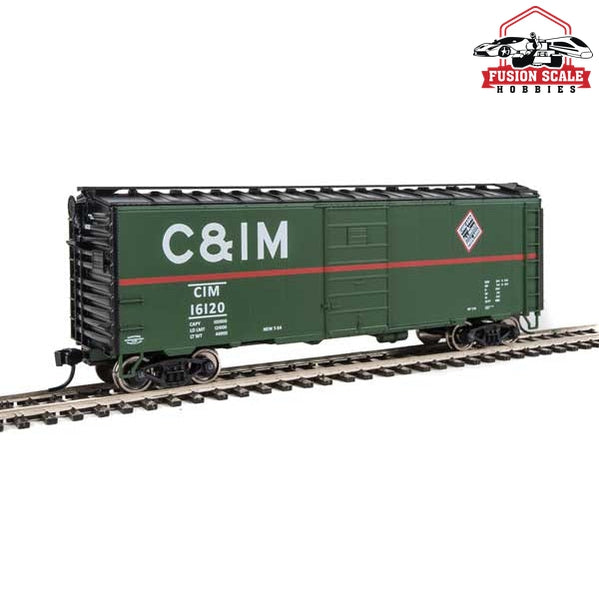 Walthers Mainline HO Scale 40' PS-1 Boxcar Ready to Run Chicago & Illinois Midland #16120