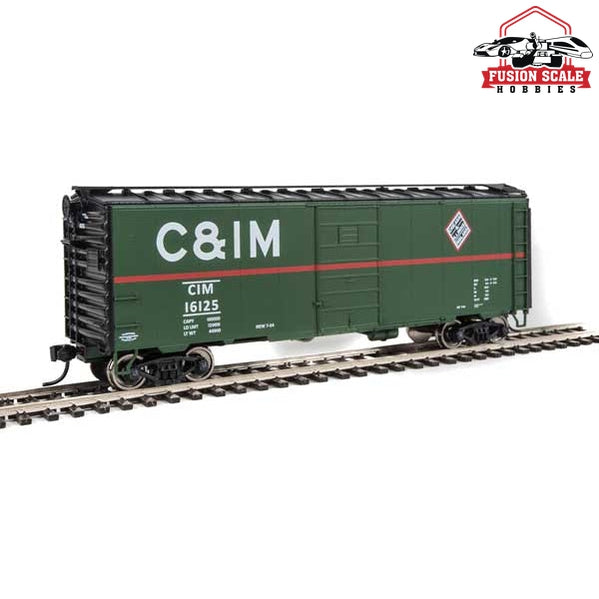 Walthers Mainline HO Scale 40' PS-1 Boxcar Ready to Run Chicago & Illinois Midland #16125