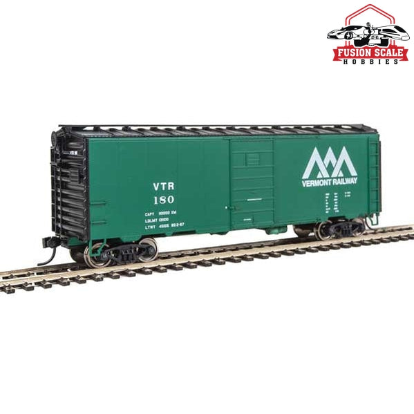 Walthers Mainline HO Scale 40' PS-1 Boxcar Ready to Run Vermont Railway #180