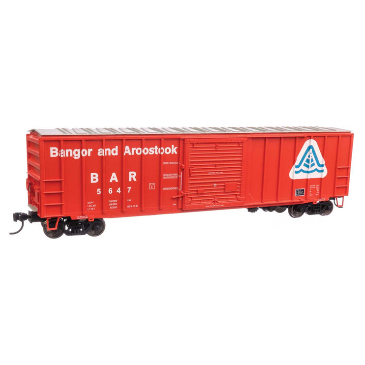 Walthers Mainline HO Scale Bangor & Aroostook BAR #5647 50' ACF Exterior Post Boxcar