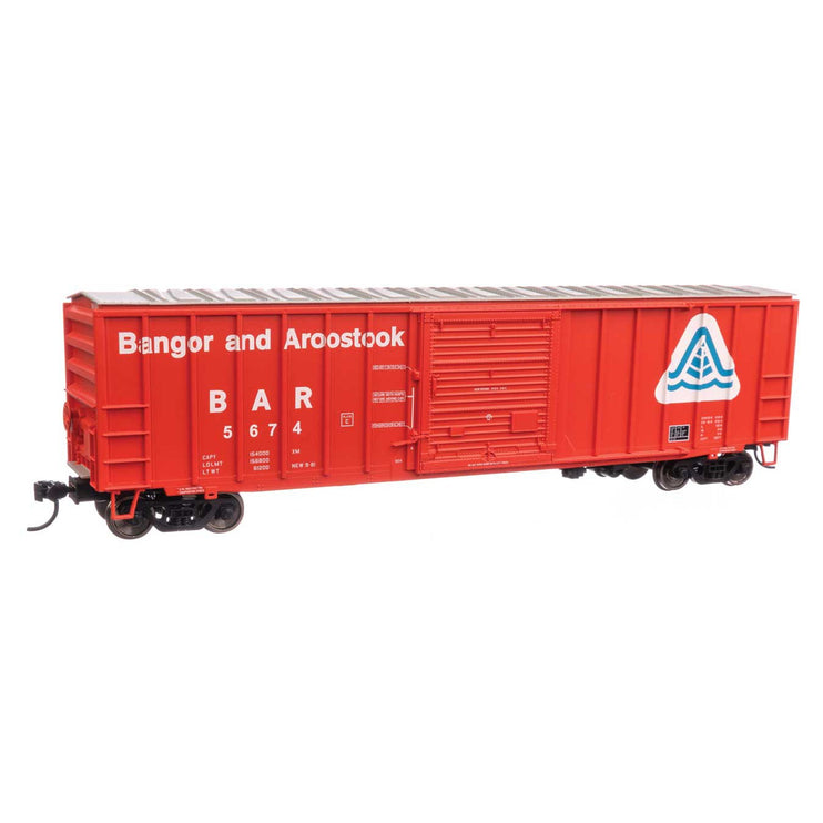 Walthers Mainline HO Scale Bangor & Aroostook BAR #5674 50' ACF Exterior Post Boxcar