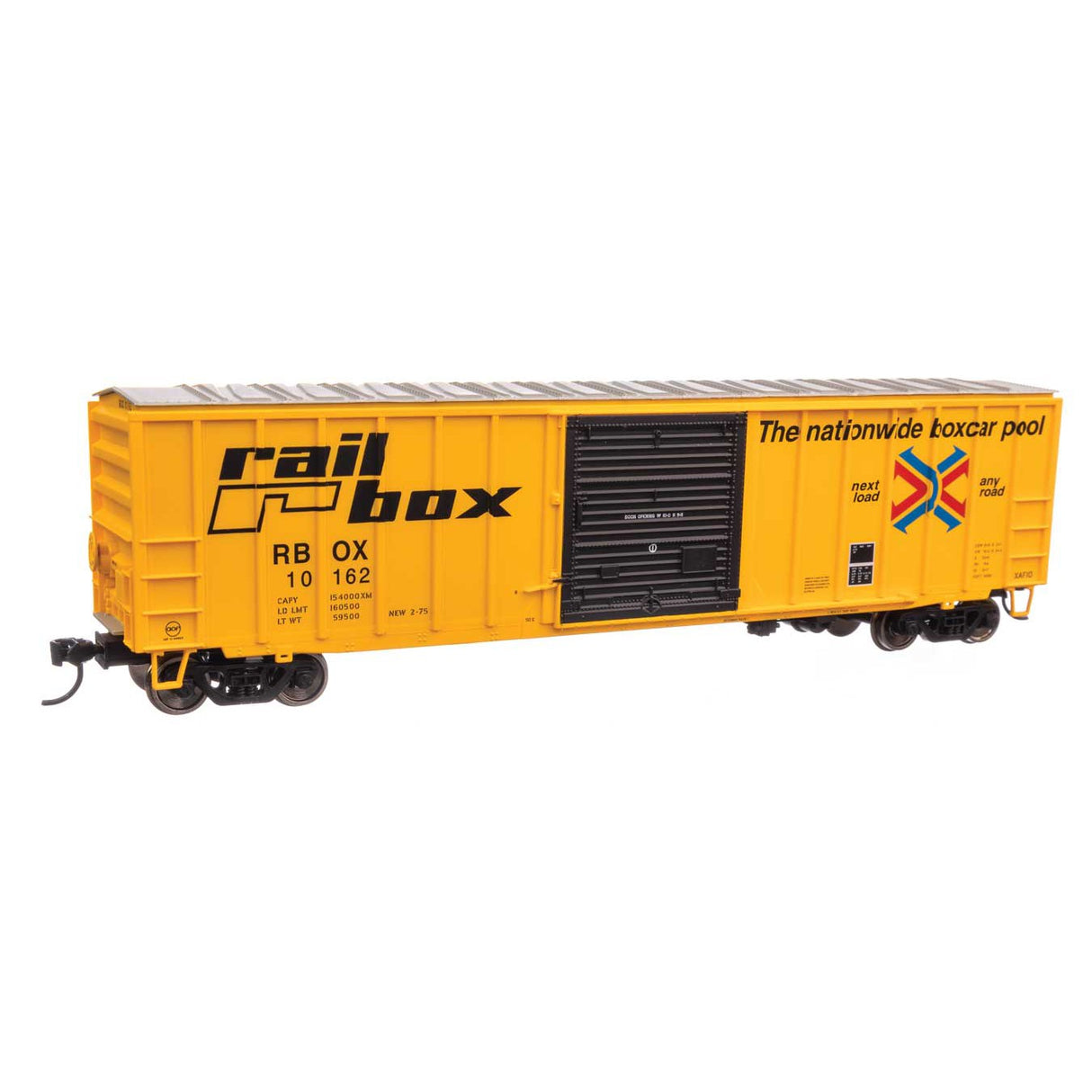 Walthers Mainline HO Scale Railbox RBOX #10162 50' ACF Exterior Post Boxcar