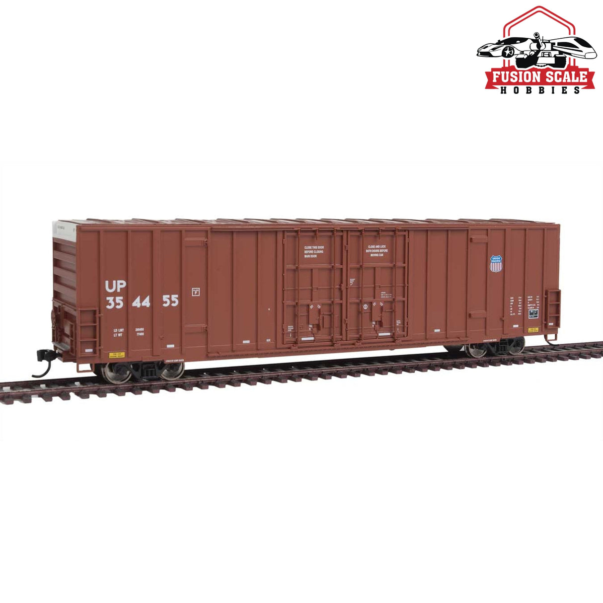 Walthers Mainline HO Scale 60' High Cube Plate F Boxcar Ready to Run Union Pacific(R) #354455