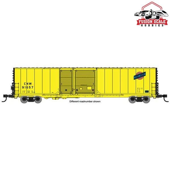Walthers Mainline HO Scale 60' Pullman-Standard Auto Parts Boxcar (10' and 6' doors) Ready to Run Chicago & North Western(TM) #91660