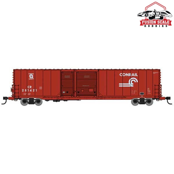 Walthers Mainline HO Scale 60' Pullman-Standard Auto Parts Boxcar (10' and 6' doors) Ready to Run Conrail #281421