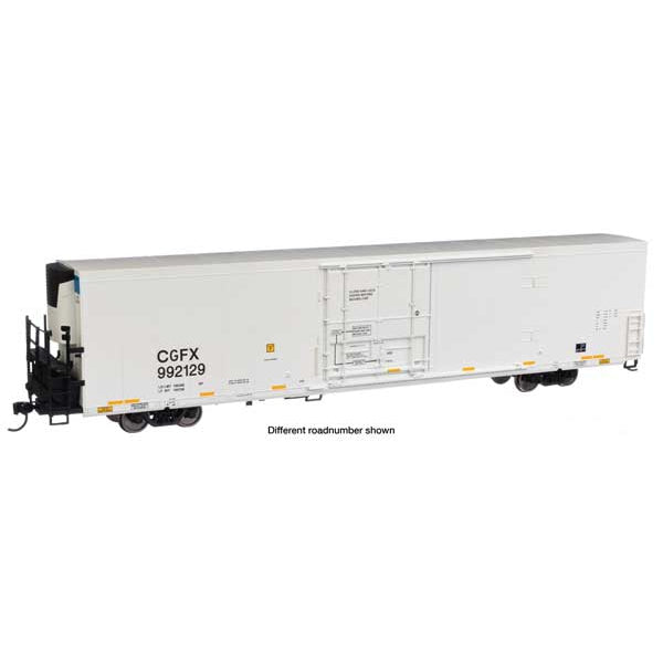 Walthers Mainline HO Scale 72' Modern Refrigerator Boxcar Cedar Grove Logistics LLC CGFX #992121