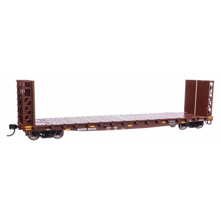 Walthers Mainline HO Scale BNSF 552152 53' GSC Bulkhead Flatcar