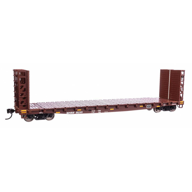 Walthers Mainline HO Scale BNSF 552161 53' GSC Bulkhead Flatcar