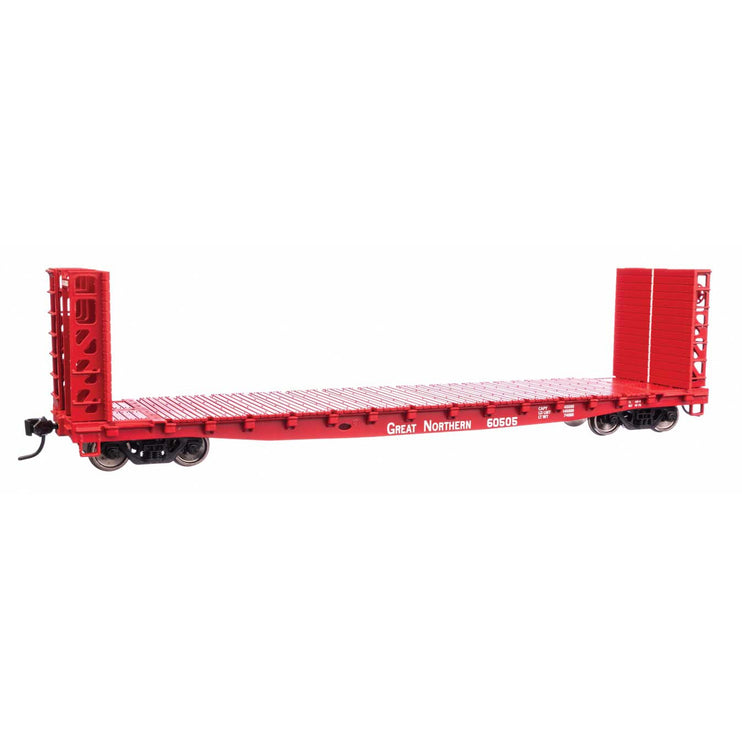 Walthers Mainline HO Scale Great Northern 60505 53' GSC Bulkhead Flatcar