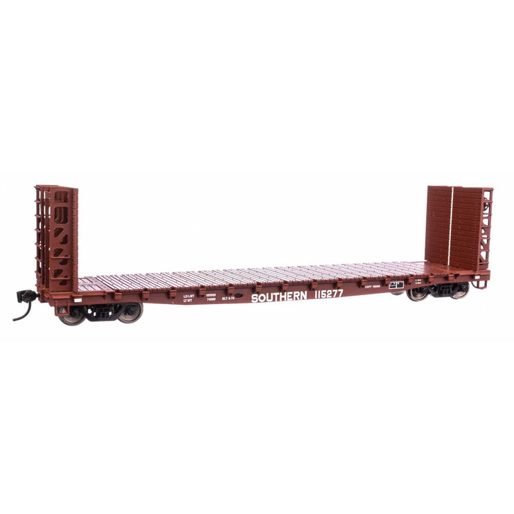 Walthers Mainline HO Scale Southern 115277 53' GSC Bulkhead Flatcar