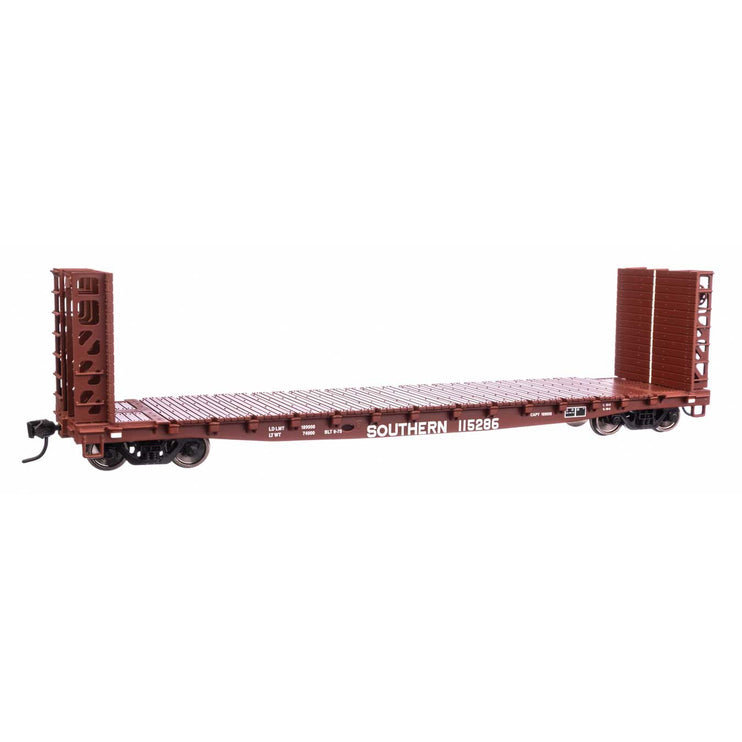 Walthers Mainline HO Scale Southern 115286 53' GSC Bulkhead Flatcar