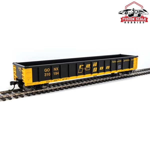 Walthers Mainline HO Scale 53' Railgon Gondola Ready To Run Railgon #310194