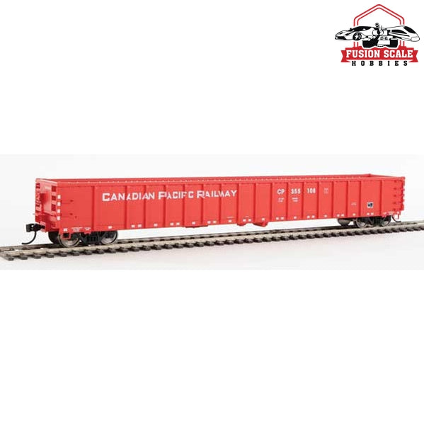 Walthers Mainline HO Scale 68' Railgon Gondola Ready To Run Canadian Pacific #355108