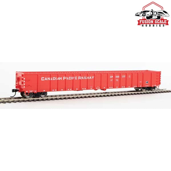 Walthers Mainline HO Scale 68' Railgon Gondola Ready To Run Canadian Pacific #355177