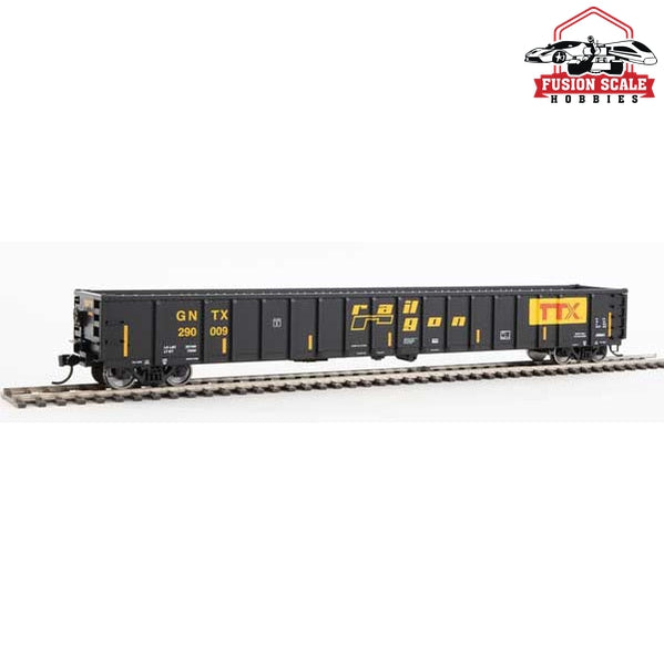 Walthers Mainline HO Scale 68' Railgon Gondola Ready To Run Railgon GNTX #290009