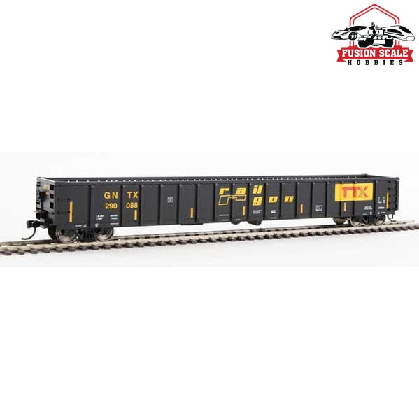 Walthers Mainline HO Scale 68' Railgon Gondola Ready To Run Railgon GNTX #290058