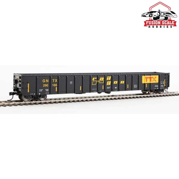 Walthers Mainline HO Scale 68' Railgon Gondola Ready To Run Railgon GNTX #290166