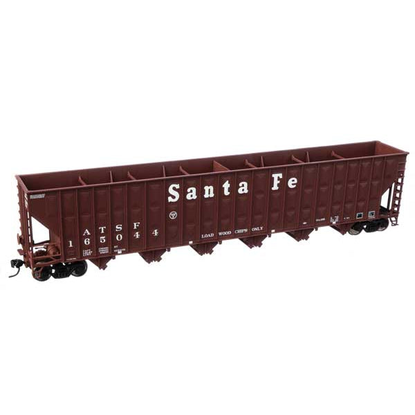 Walthers Mainline 73'3" Greenville 7,000 Cubic Foot Wood Chip Hopper Santa Fe #165044