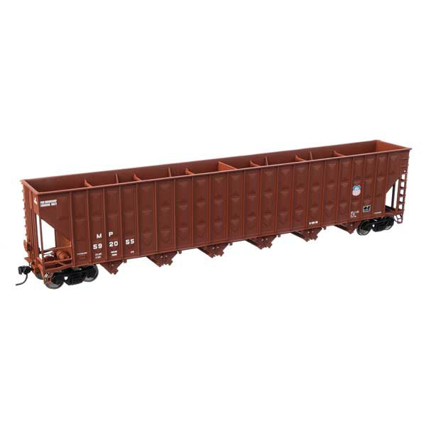 Walthers Mainline 73'3" Greenville 7,000 Cubic Foot Wood Chip Hopper Union Pacific(R) Missouri Pacific(TM) reporting marks #592055