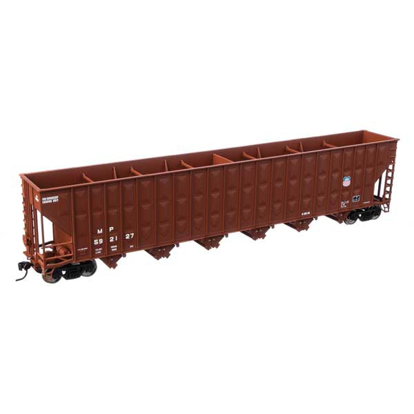 Walthers Mainline 73'3" Greenville 7,000 Cubic Foot Wood Chip Hopper Union Pacific(R) Missouri Pacific(TM) reporting marks #592127