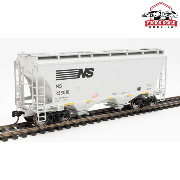 Walthers Mainline HO Scale 39' Trinity 3281 2-Bay Covered Hopper Ready to Run Norfolk Southern #236010