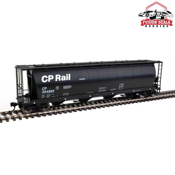 Walthers Mainline HO Scale 59' Cylindrical Hopper Ready to Run Canadian Pacific #384883