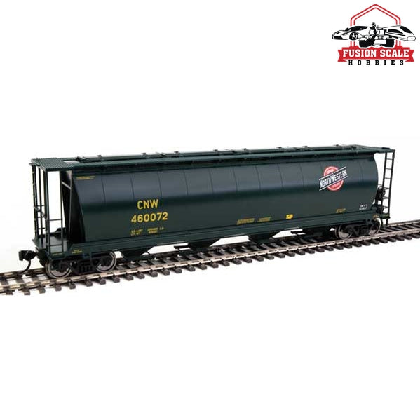 Walthers Mainline HO Scale 59' Cylindrical Hopper Ready to Run Chicago & North Western(TM) #460072