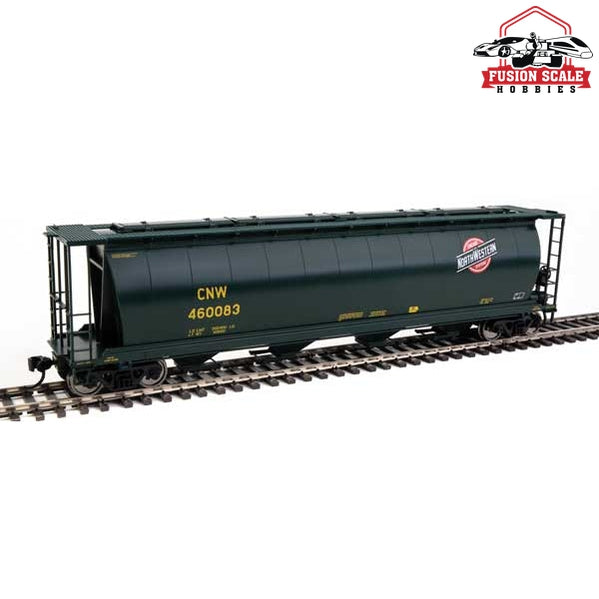 Walthers Mainline HO Scale 59' Cylindrical Hopper Ready to Run Chicago & North Western(TM) #460083