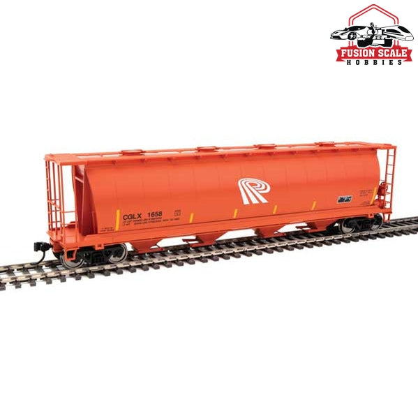 Walthers Mainline HO Scale 59' Cylindrical Hopper Ready to Run Potash Corporation of Saskatchewan #1658