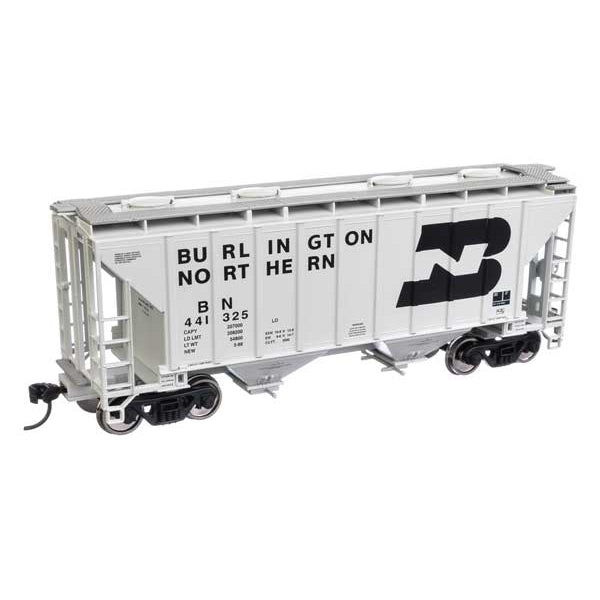 Walthers Mainline HO Scale 37' 2980 Cubic-Foot 2-Bay Covered Hopper Burlington Northern #441325