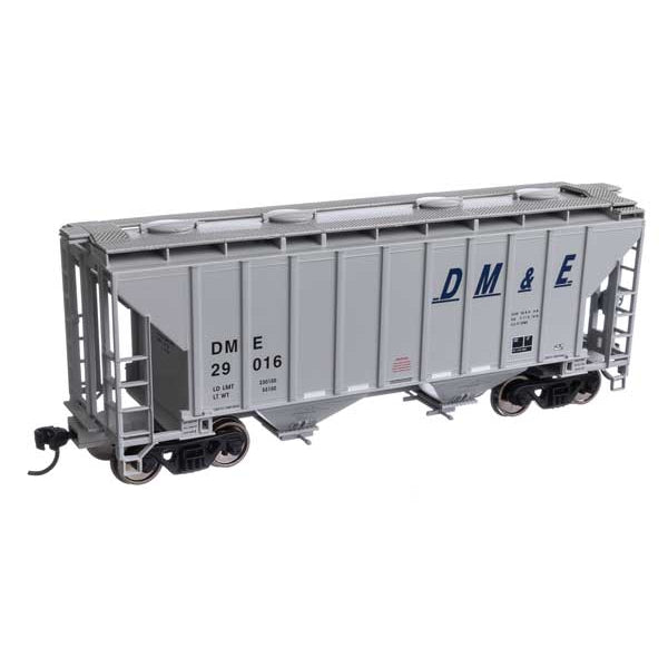 Walthers Mainline HO Scale 37' 2980 Cubic-Foot 2-Bay Covered Hopper Dakota Minnesota & Eastern #29016