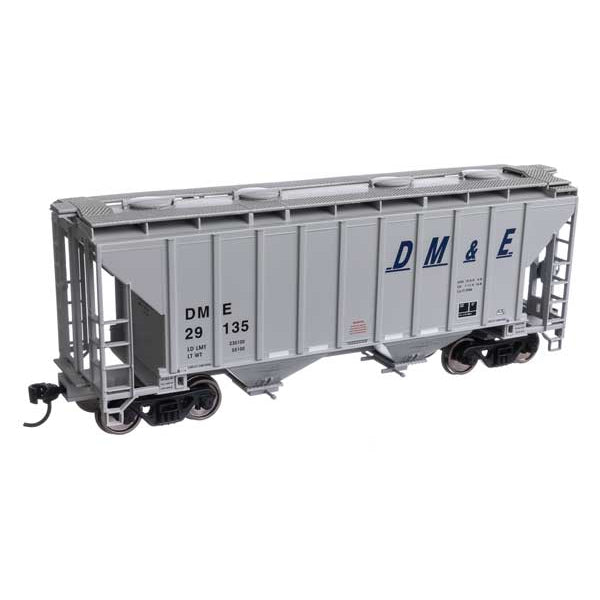 Walthers Mainline HO Scale 37' 2980 Cubic-Foot 2-Bay Covered Hopper Dakota Minnesota & Eastern #29135