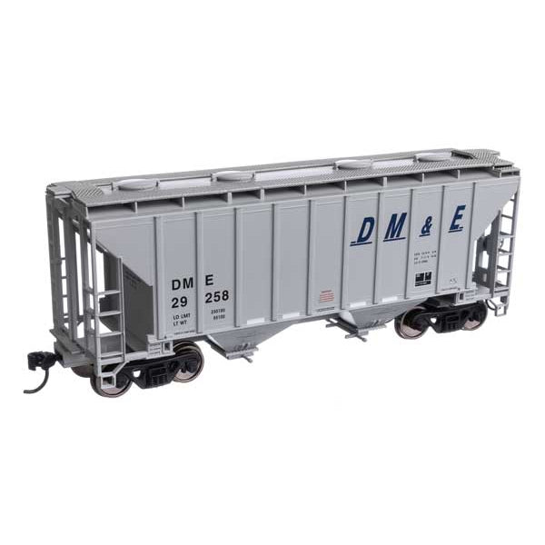 Walthers Mainline HO Scale 37' 2980 Cubic-Foot 2-Bay Covered Hopper Dakota Minnesota & Eastern #29258