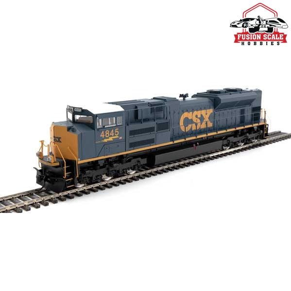 Walthers Mainline HO Scale EMD SD70ACe Standard DC CSX Transportation #4845 (blue, yellow, White Roof; U.S. Flag, Lightning Bolt)